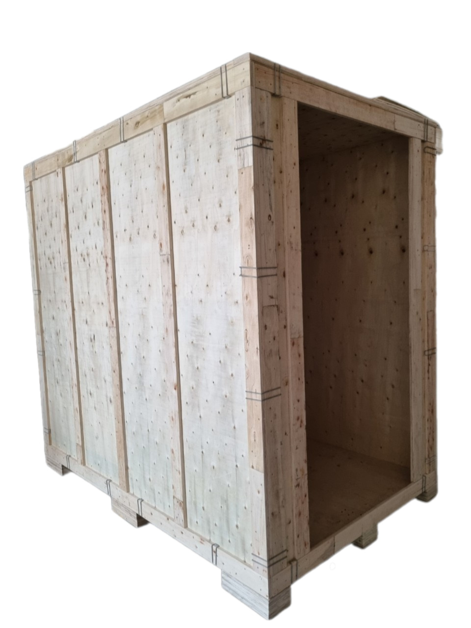 Wooden Storage Crate with door